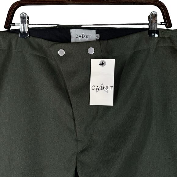 Cadet Clothing Pants Mens Size 38 Green Aviator Pant NWT Cuffed Military - Picture 4 of 10